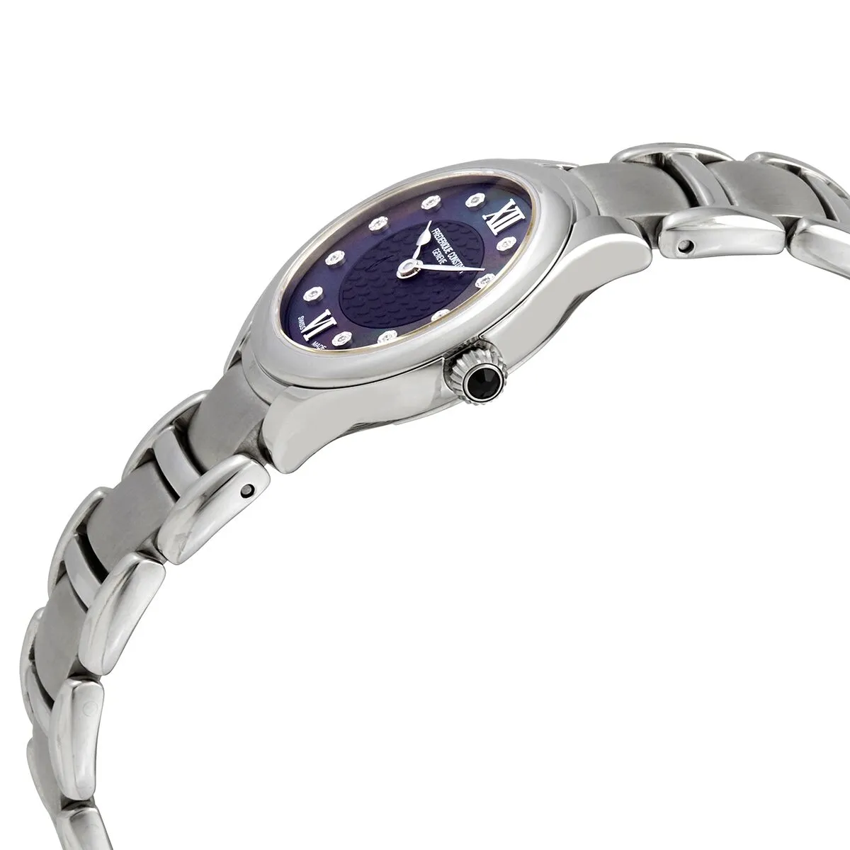 Frederique Constant Classics Delight Blue Diamond Dial Ladies Watch FC-200BHD1ER6B