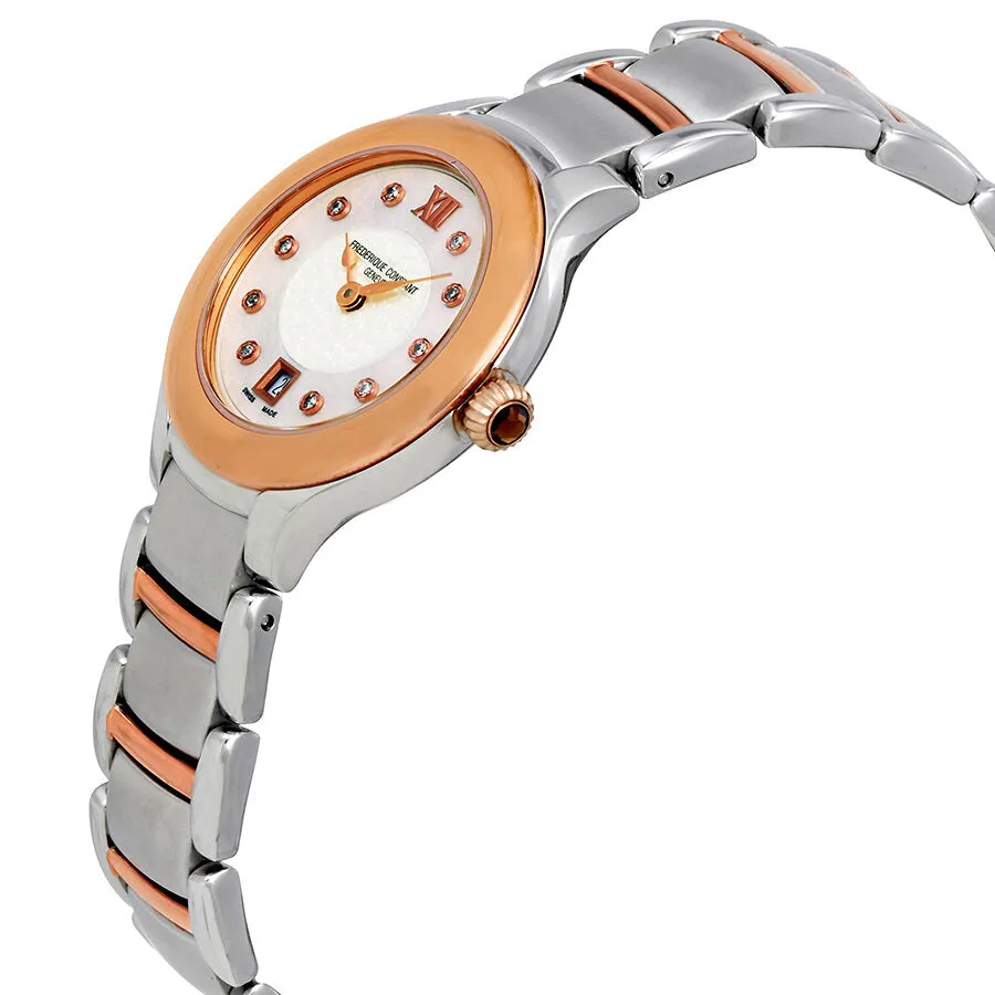 Frederique Constant Delight White Mother of Pearl Dial Ladies Watch FC-220WHD2ER2B
