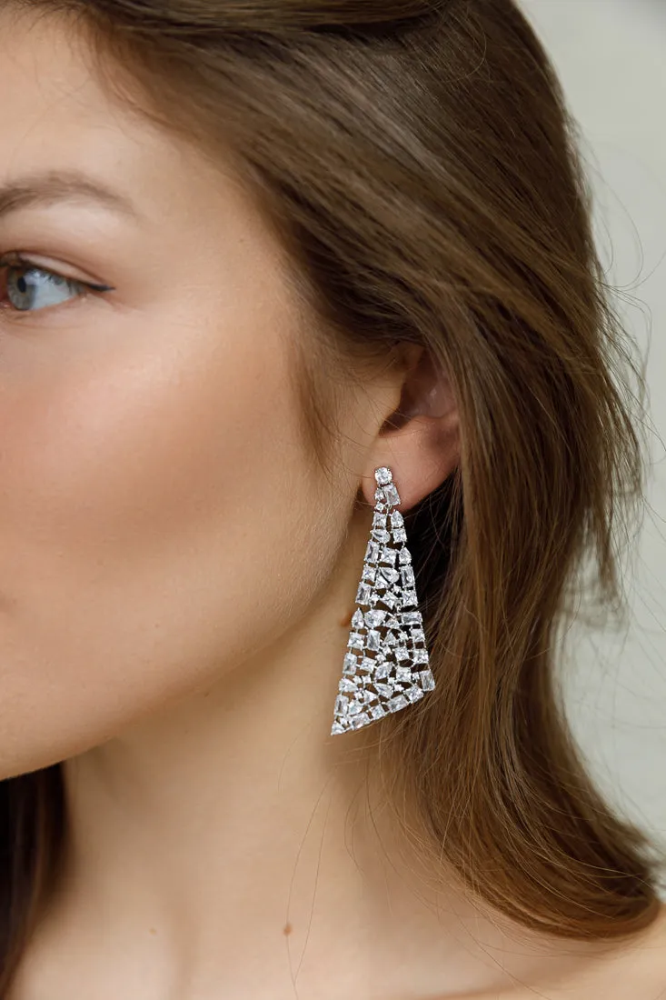 GEOMETRIC STATEMENT EARRINGS