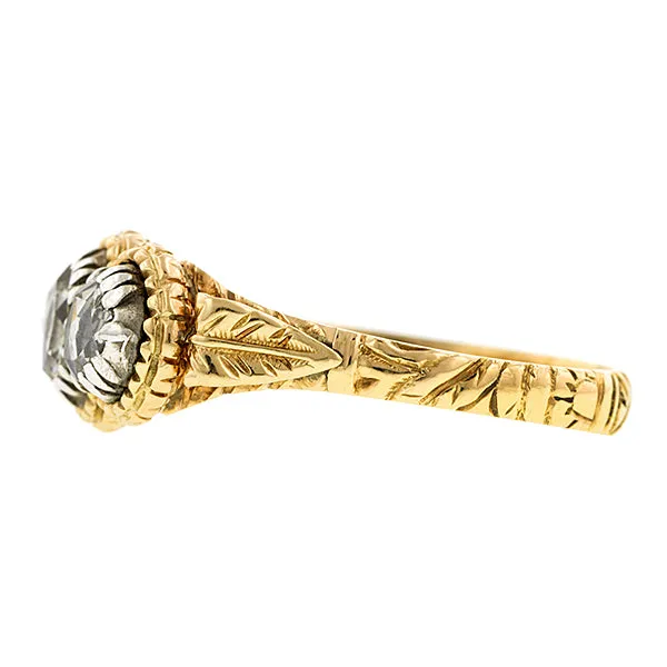 Georgian Rose Cut Diamond Ring