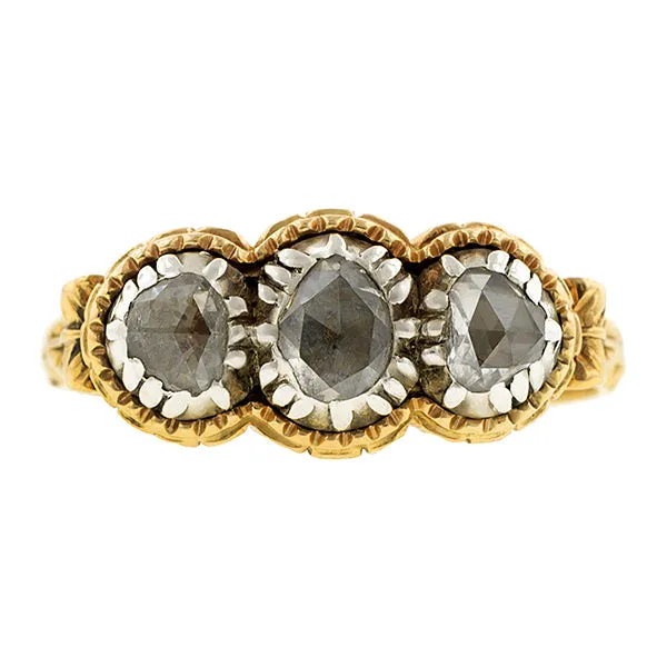 Georgian Rose Cut Diamond Ring
