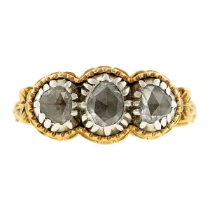 Georgian Rose Cut Diamond Ring