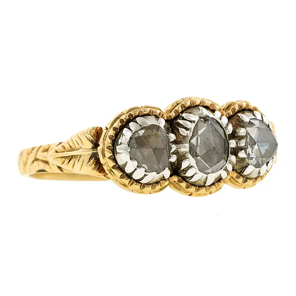 Georgian Rose Cut Diamond Ring