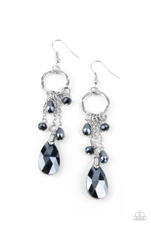 Glammed Up Goddess Blue Paparazzi Earrings