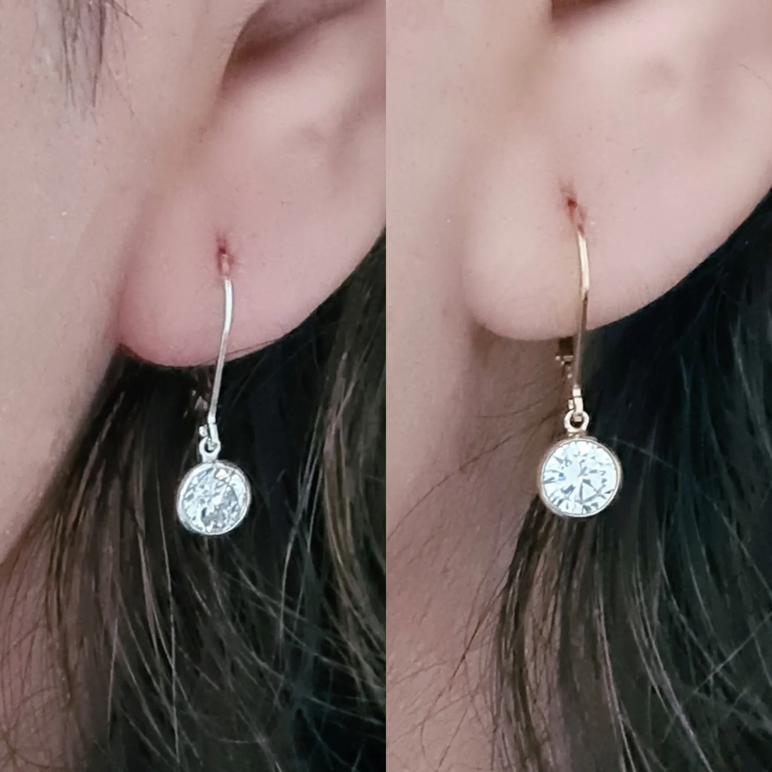 Gold Crystal Earrings