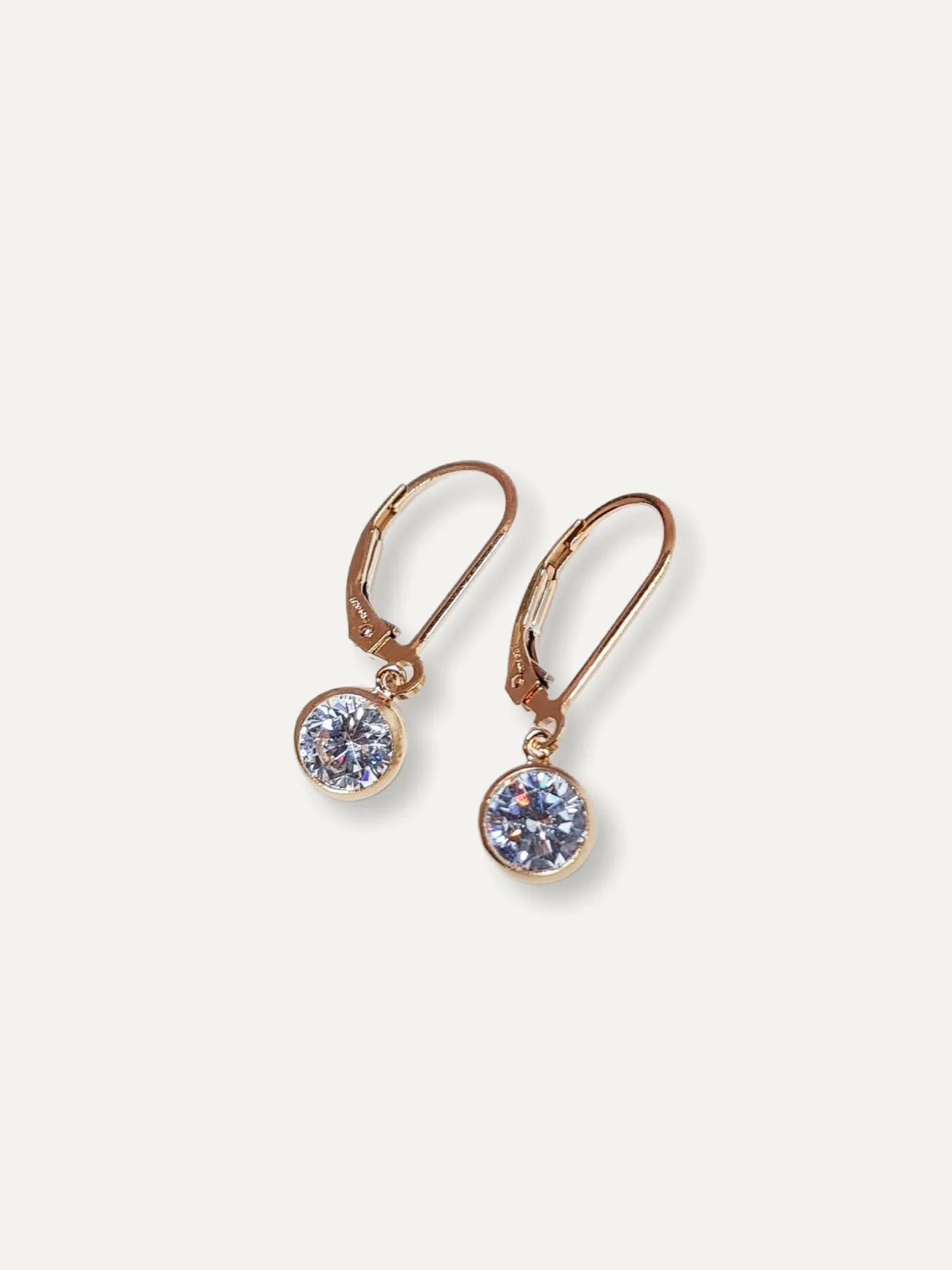 Gold Crystal Earrings