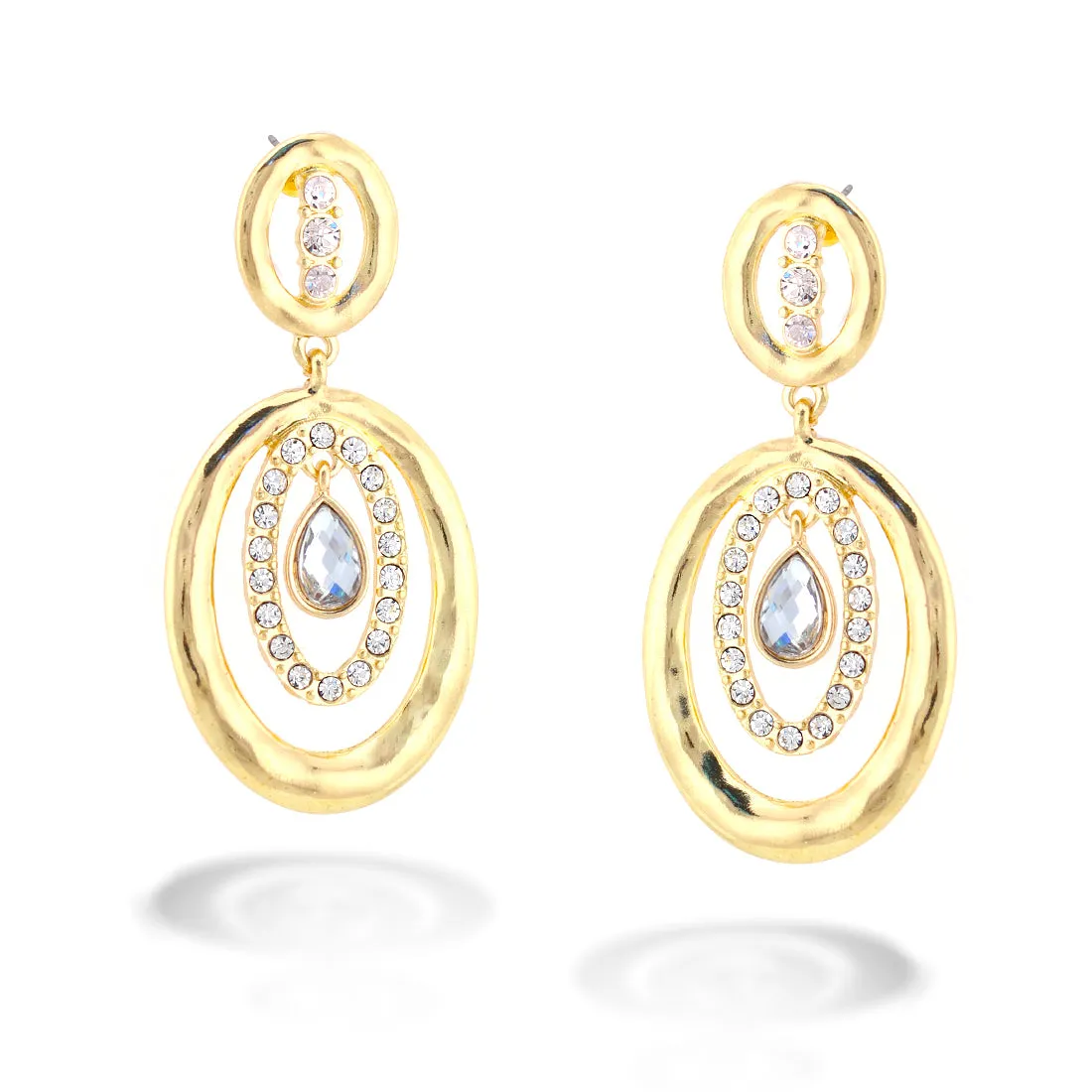 GOLD SHAYNA DROP EARRINGS  #SQ25