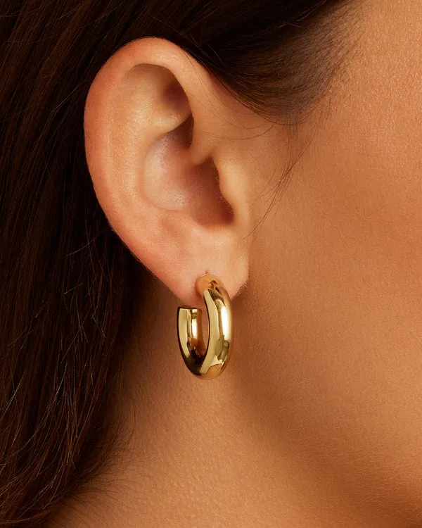 Gorjana Lou Statement Small Hoops