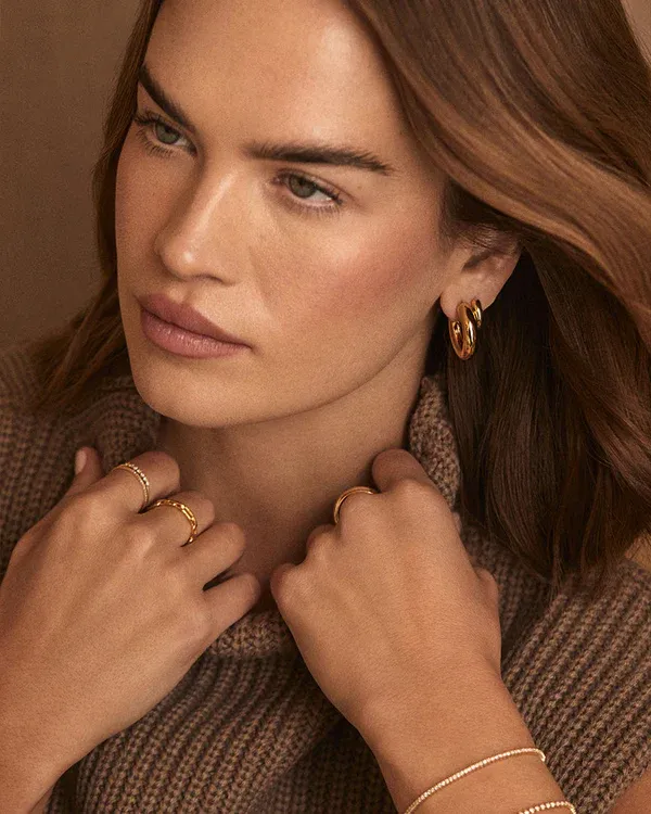 Gorjana Lou Statement Small Hoops