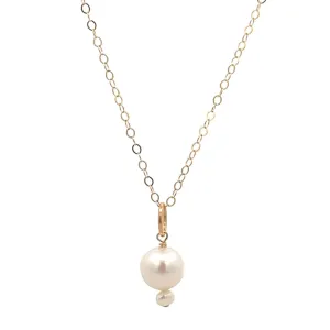 graduated pearl pendant necklace