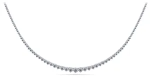 Graduated Red Carpet Diamond Necklace with 8.02 ct.(finished)