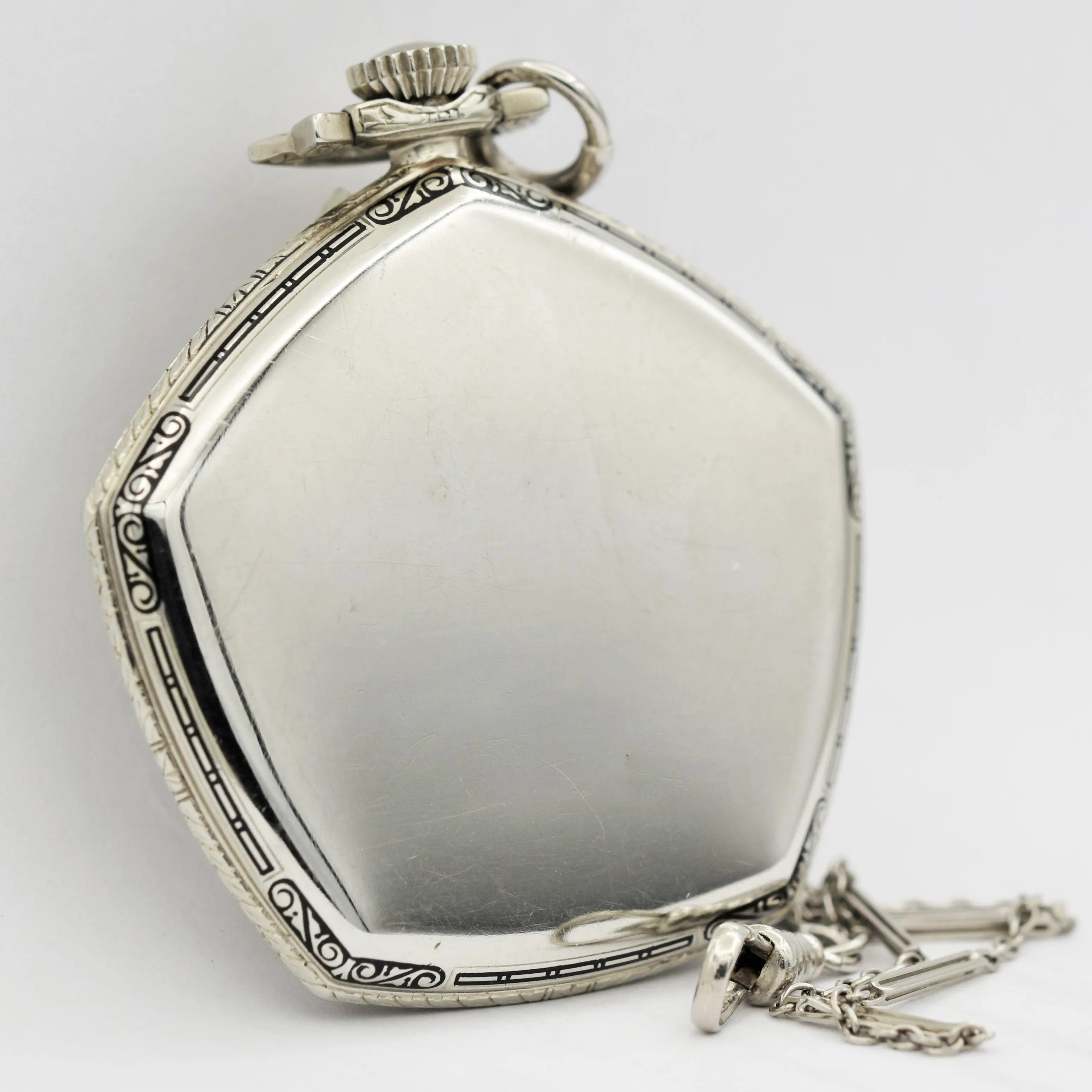 GRUEN 14K GOLD Veri Thin Precision Pocket Watch