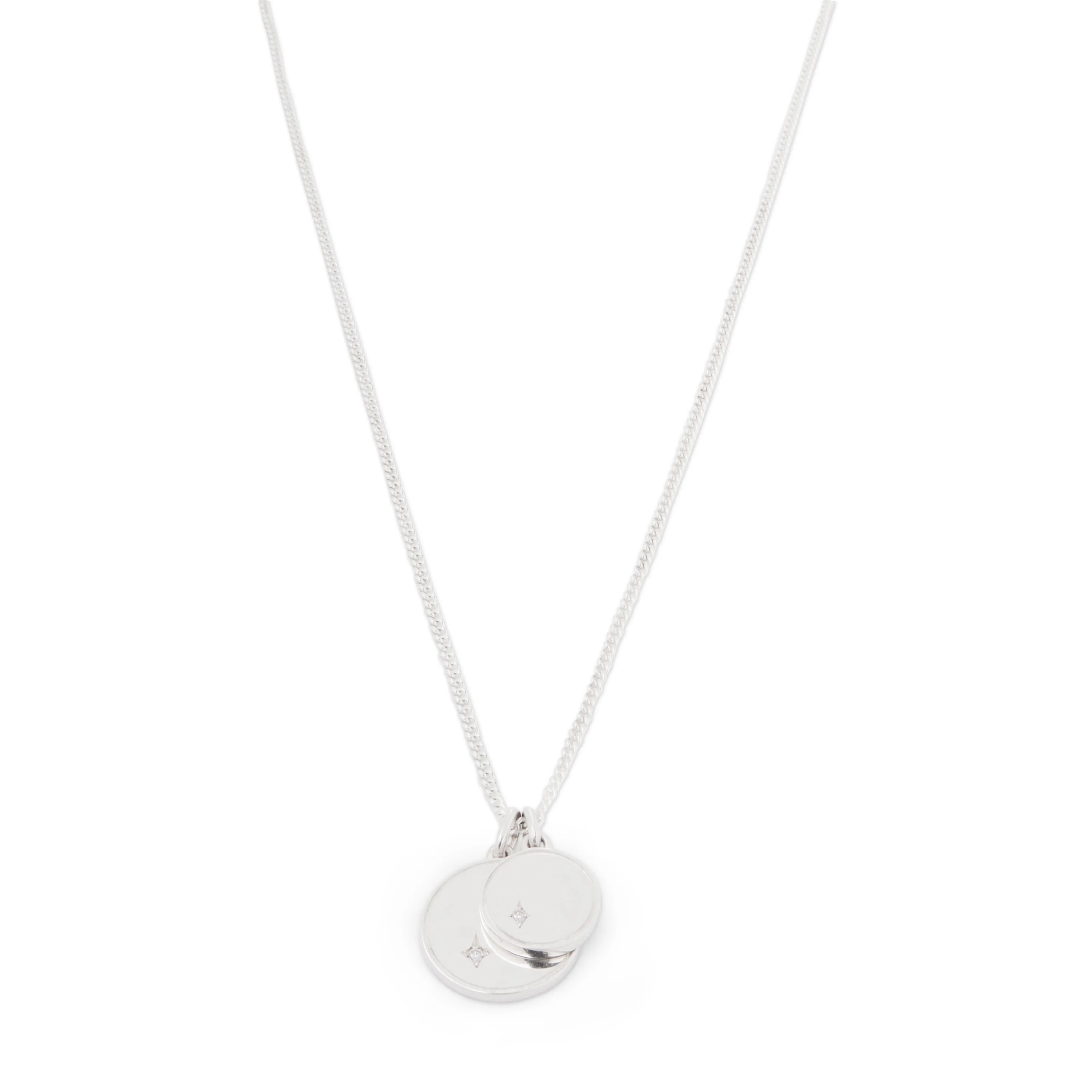 Gudo Round Necklace | Sterling Silver