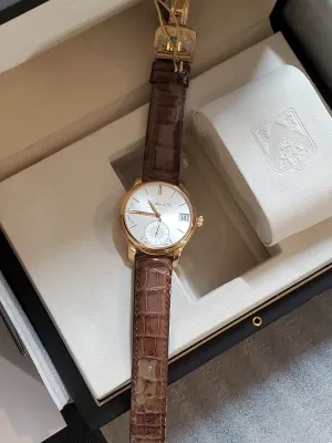 H Moser Cie Endeavour Perpetual Calendar 18K Rose Gold 7 Day Power Watch $60,000