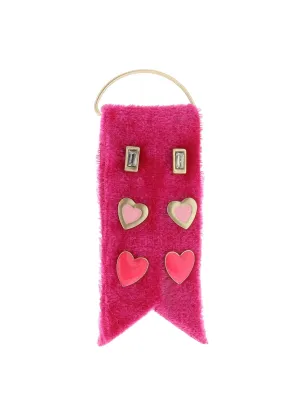 HEARTS STUD SET
