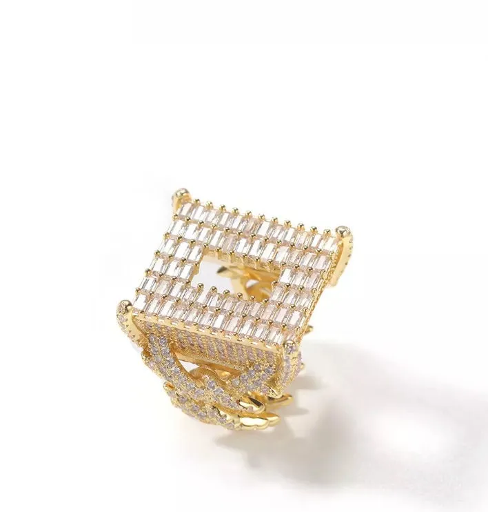 Iced Out Ring | Mens Iced Out Rings | Big Iced Out Ring | Iced Out Rings UK | big diamond ring | Hip Hop Ring | Mens Big Diamond Ring