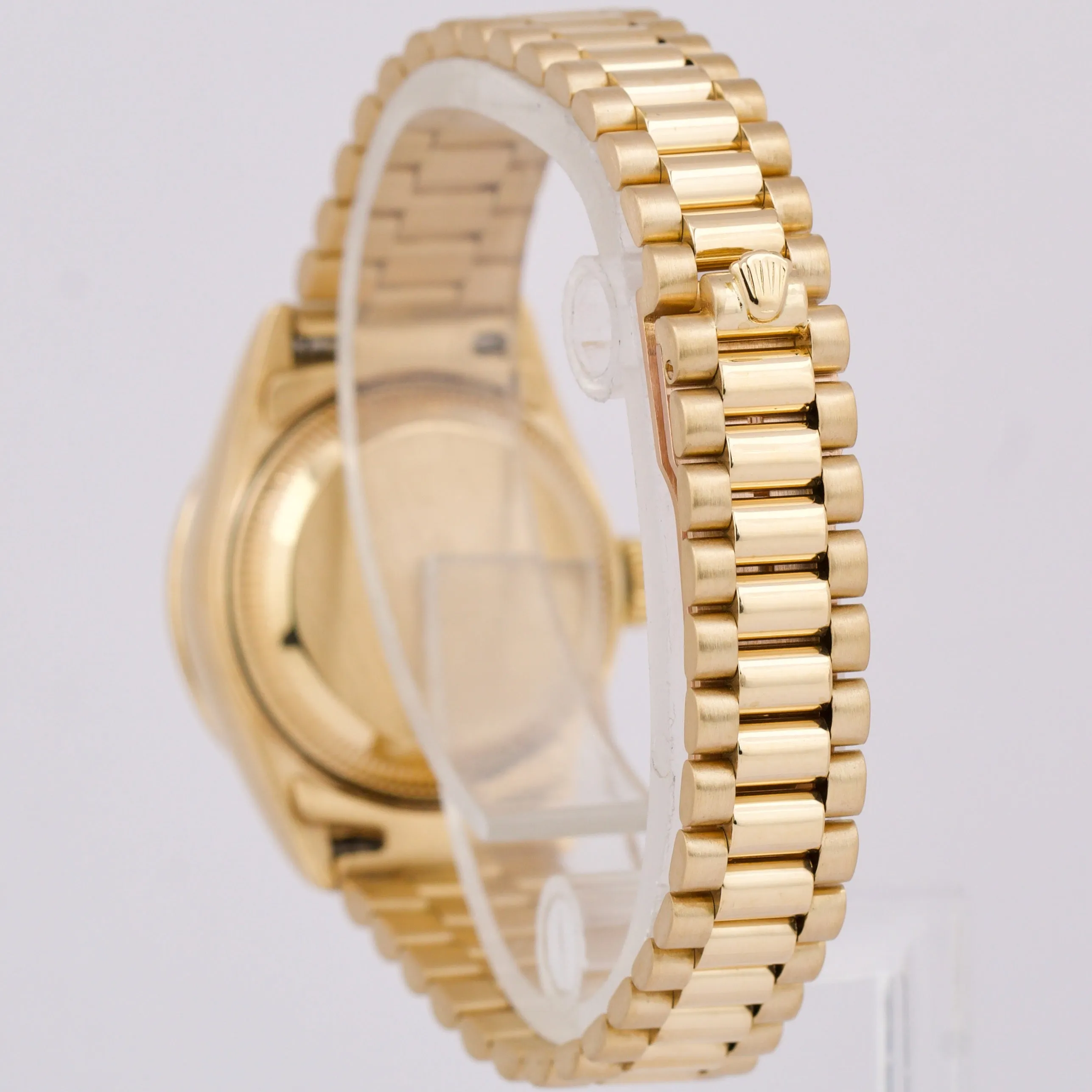 Ladies Rolex DateJust President 26mm MOTHER OF PEARL DIAMOND Yellow Gold 69178