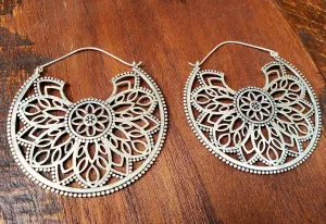 Large Mandala Earrings