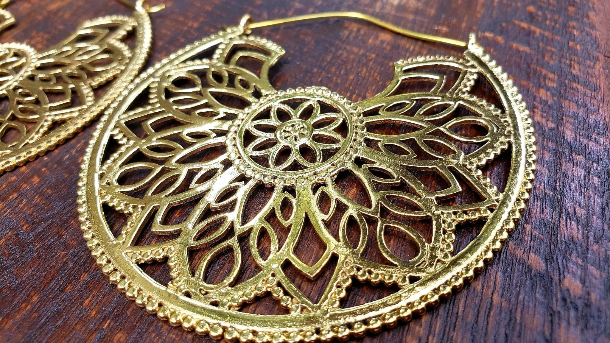Large Mandala Earrings