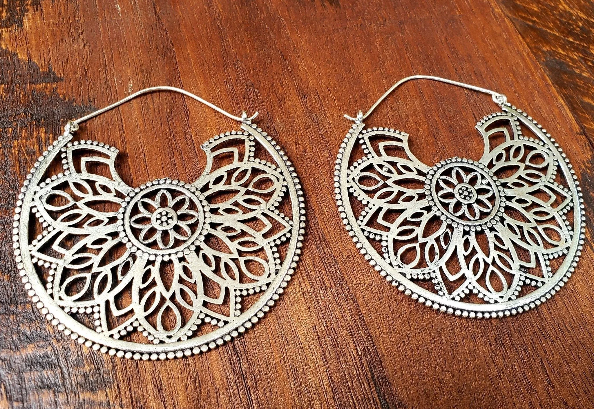 Large Mandala Earrings