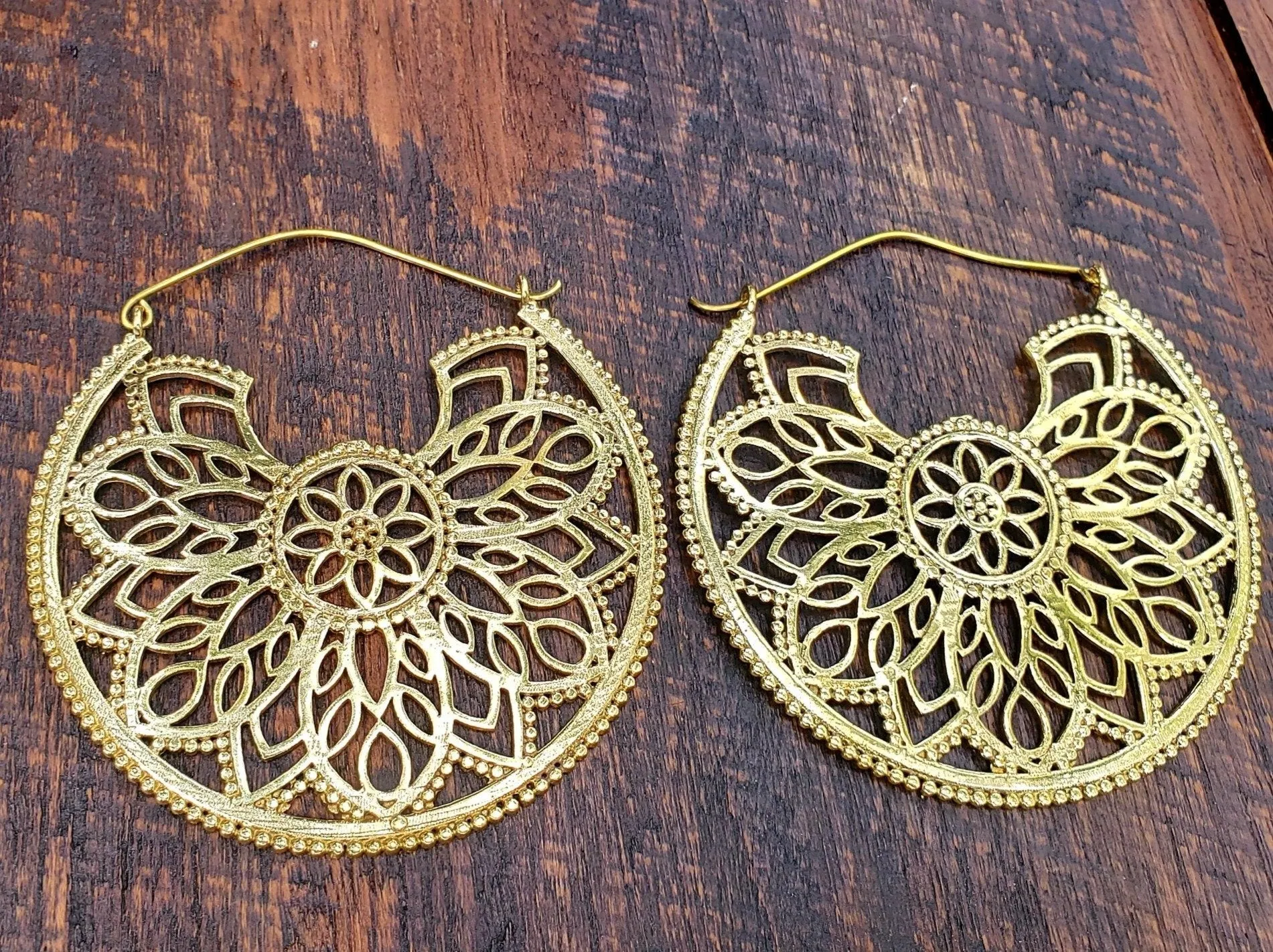 Large Mandala Earrings