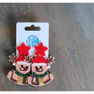 Little Reindeer Seed Beaded Christmas.