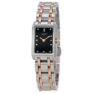 Longines DolceVita Black Dial Diamond Ladies Watch L52585577