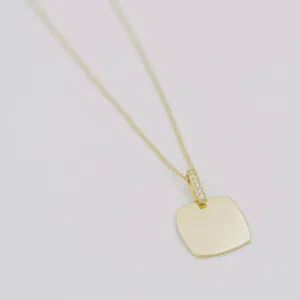 Louis Tamis & Sons Engravable Tag Pendant