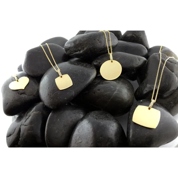 Louis Tamis & Sons Engravable Tag Pendant