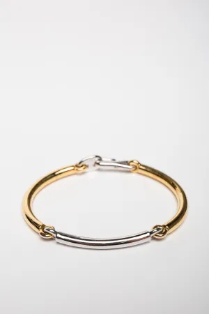 MAOR | 18K SOLSTICE YELLOW AND WHITE GOLD BRACELET
