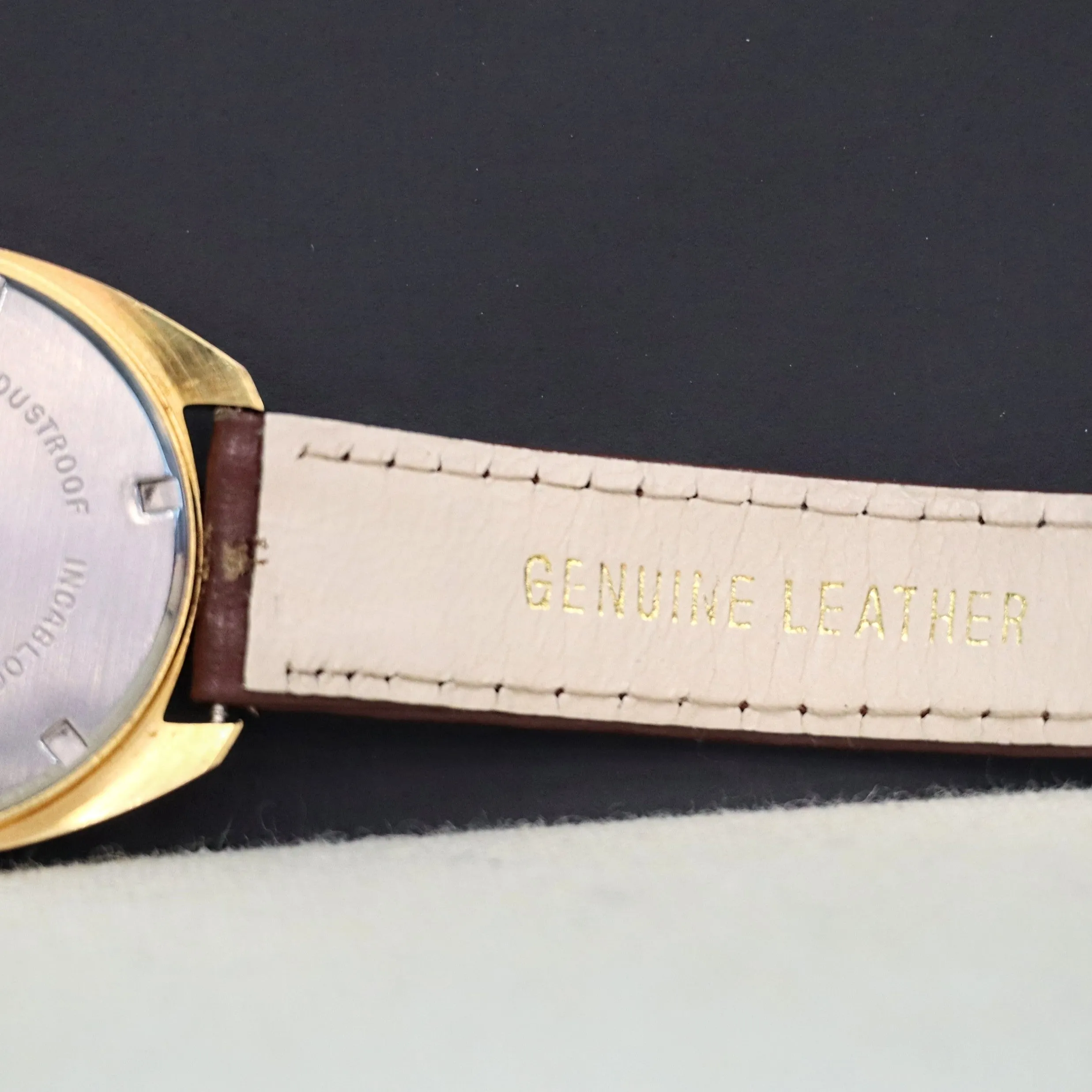 Marcel & Cie. Watch 17 Jewels Cal. 1137 Incabloc Day/Date Wristwatch Swiss Made Vintage Wristwatch