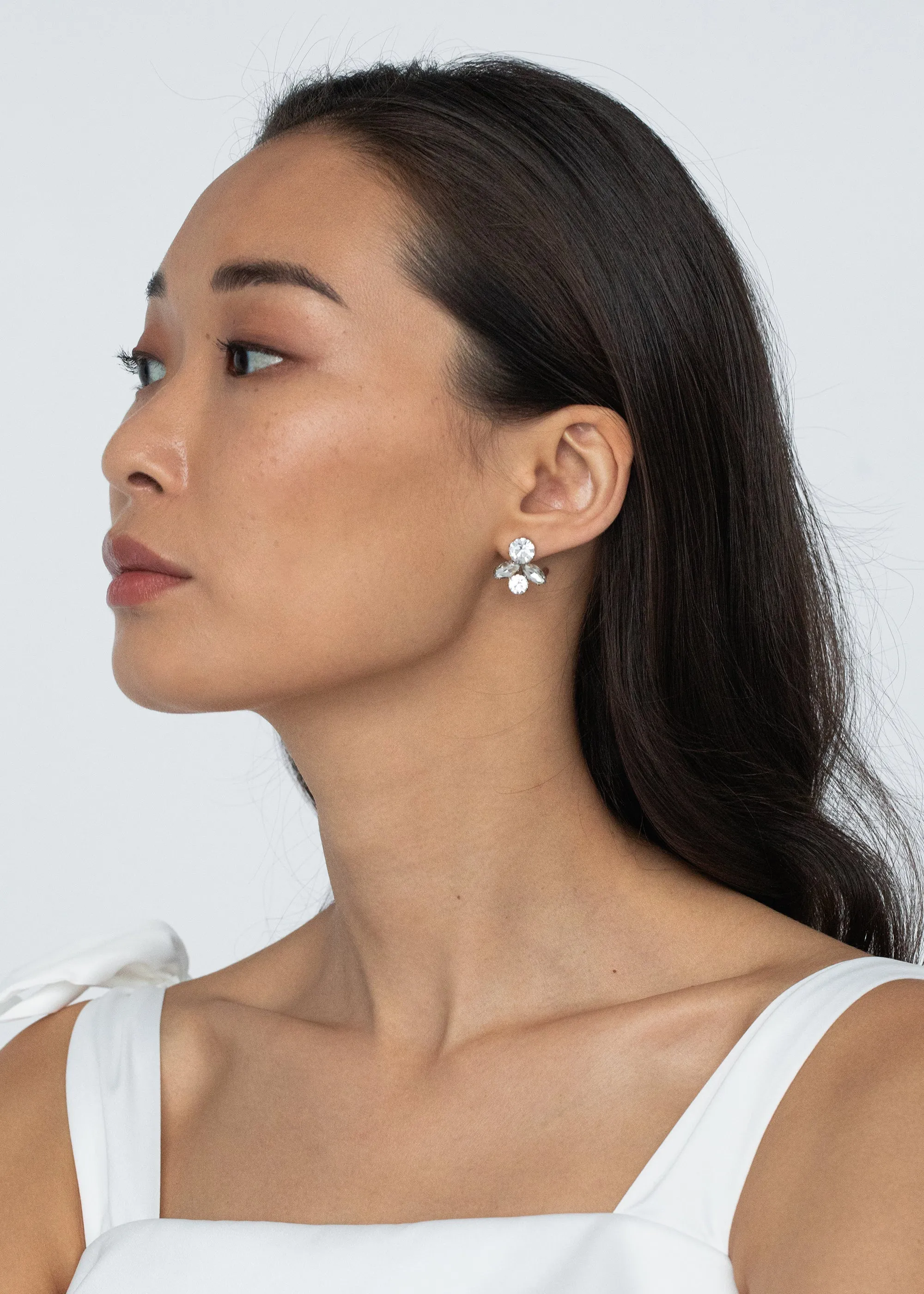 Marine Earrings in Crystal