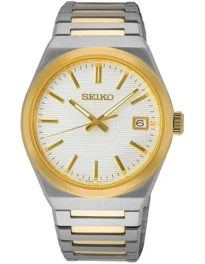 Mens Daywear Stainless Steel with Gold Highlights SUR558P