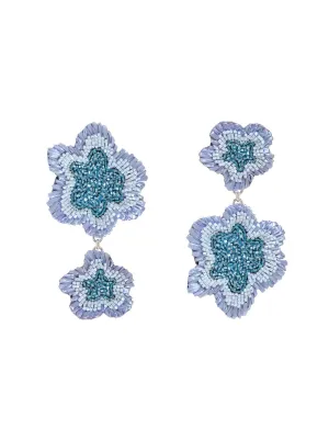 Mignonne Gavigan Aamir Pearl Drop Earring in Light Blue