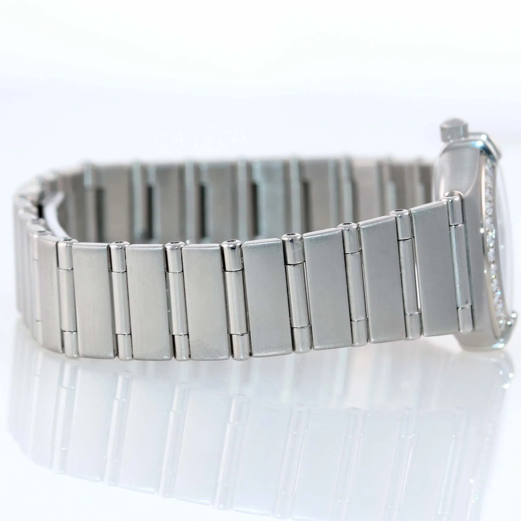 MINT PAPERS Ladies Omega Constellation My Choice Steel 1475.71.00 Diamond Watch
