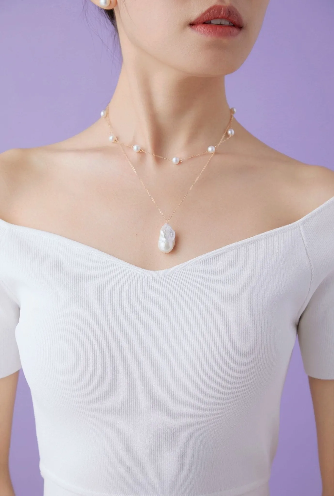 Miracle Series Long and Short Two-Wear Necklace
