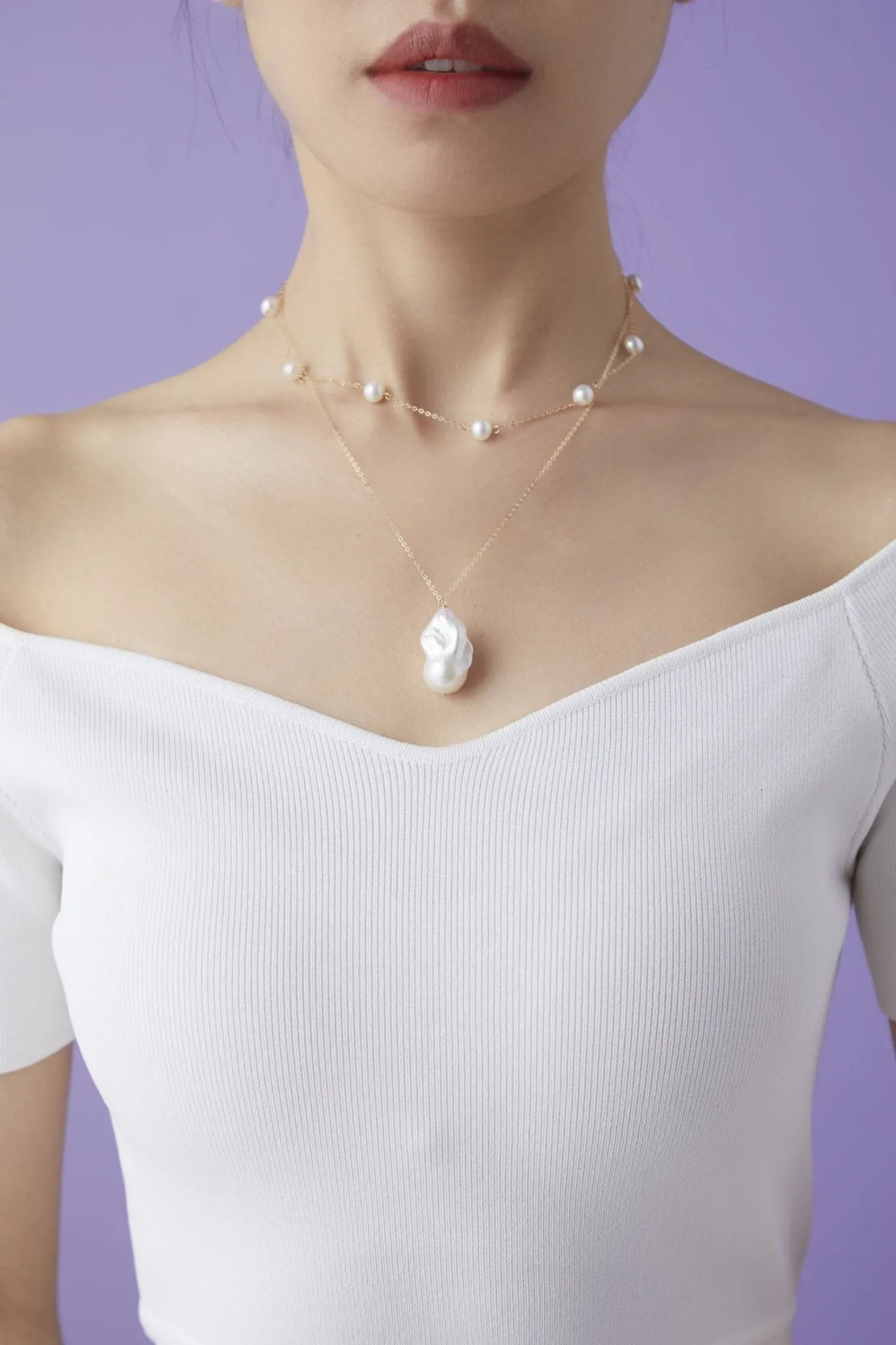 Miracle Series Long and Short Two-Wear Necklace