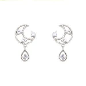 Moon Drop Earrings