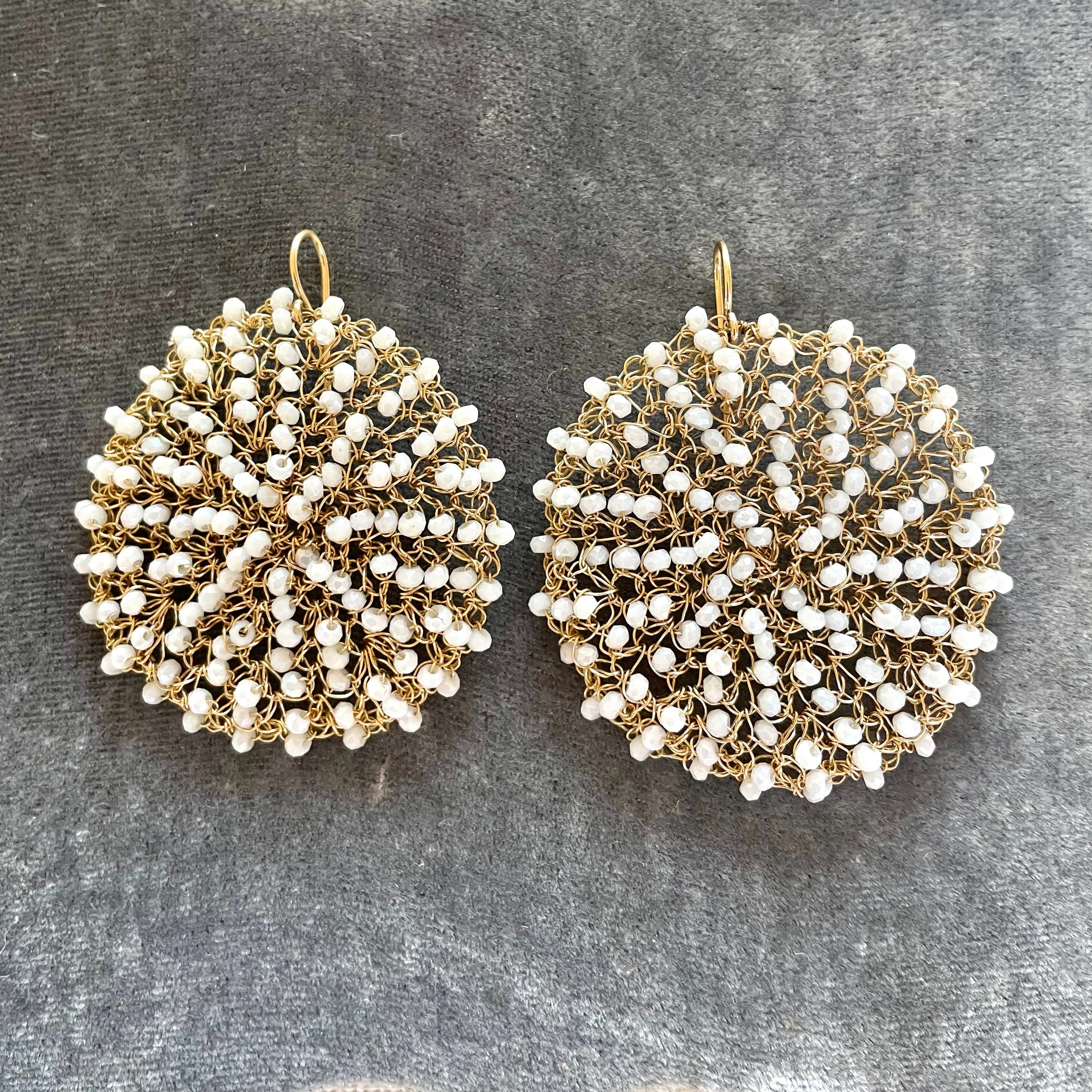 Moonstone Cosmos Earrings