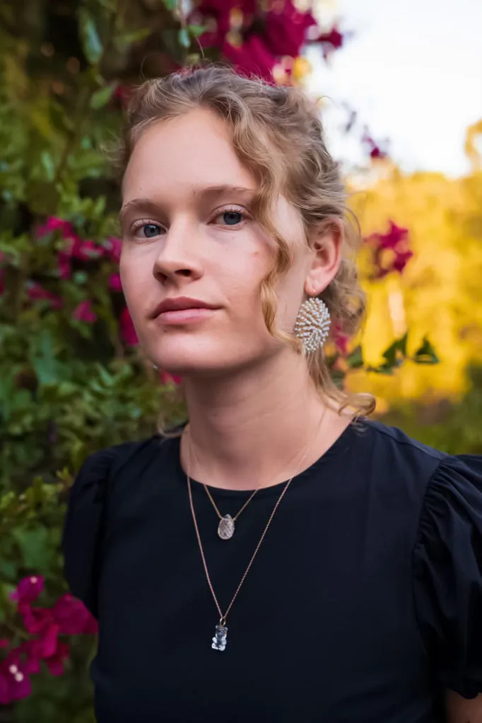 Moonstone Cosmos Earrings