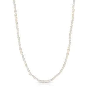 Moonstone Pearl Necklace