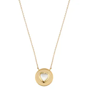 Mother of Pearl Heart