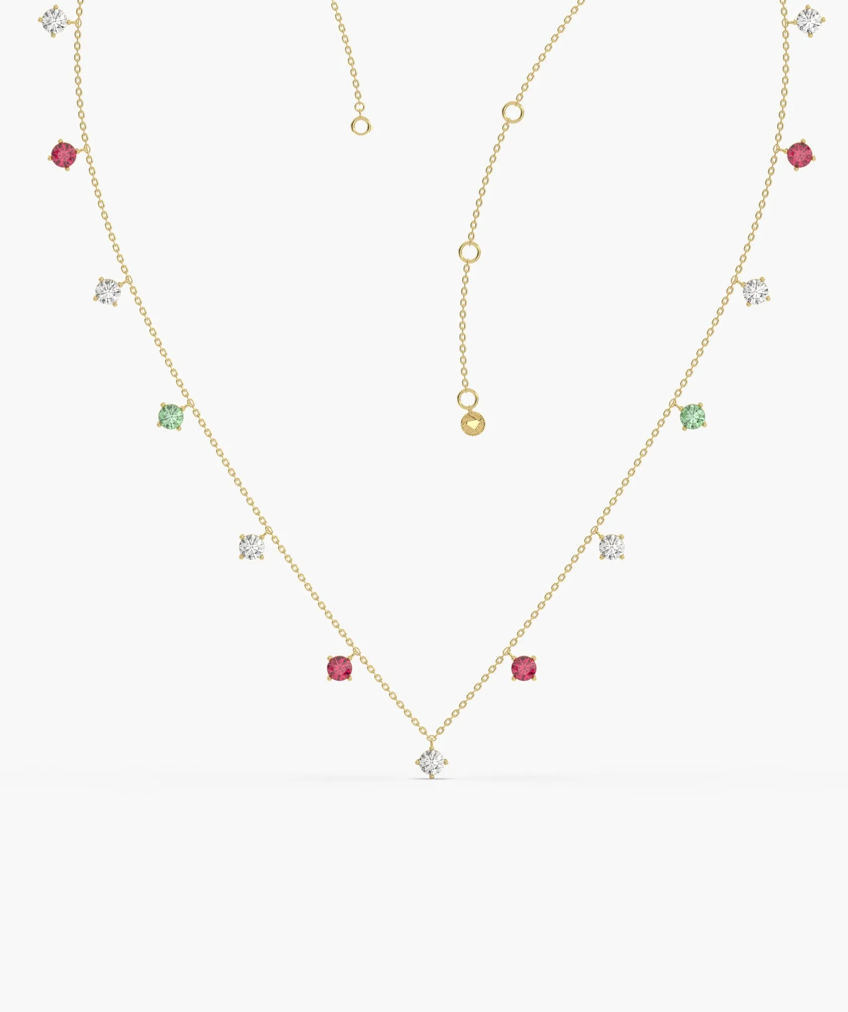 Multi-Color Station Necklace