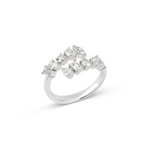 Multiple Cut Diamond Ring