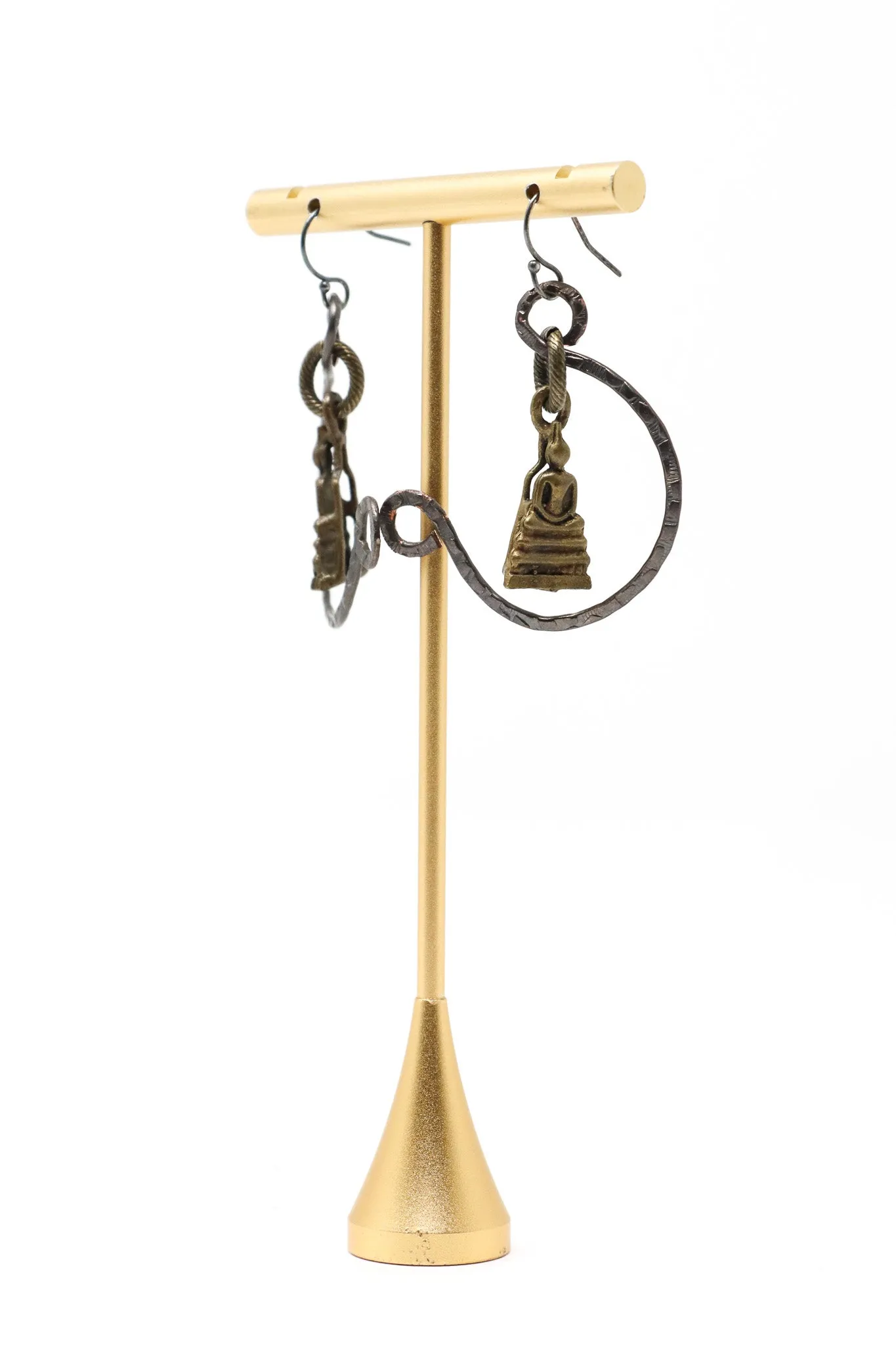 Mya Lambrecht Seated Buddha Earrings