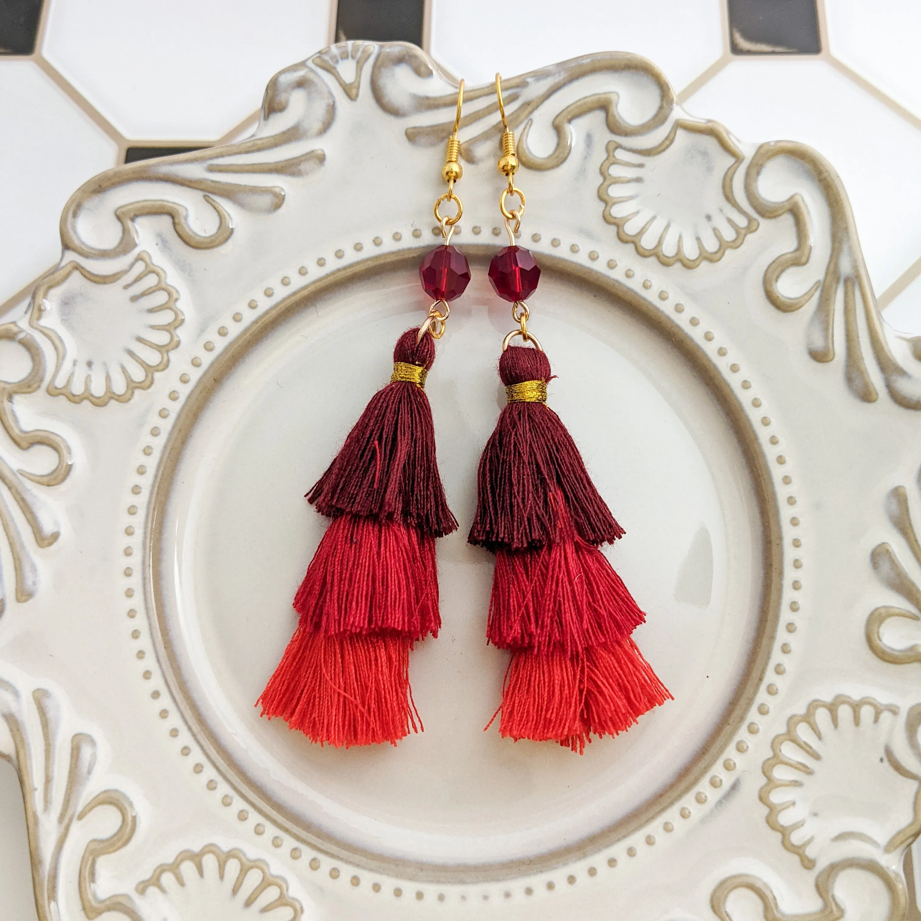 Ombré Tassels Earrings