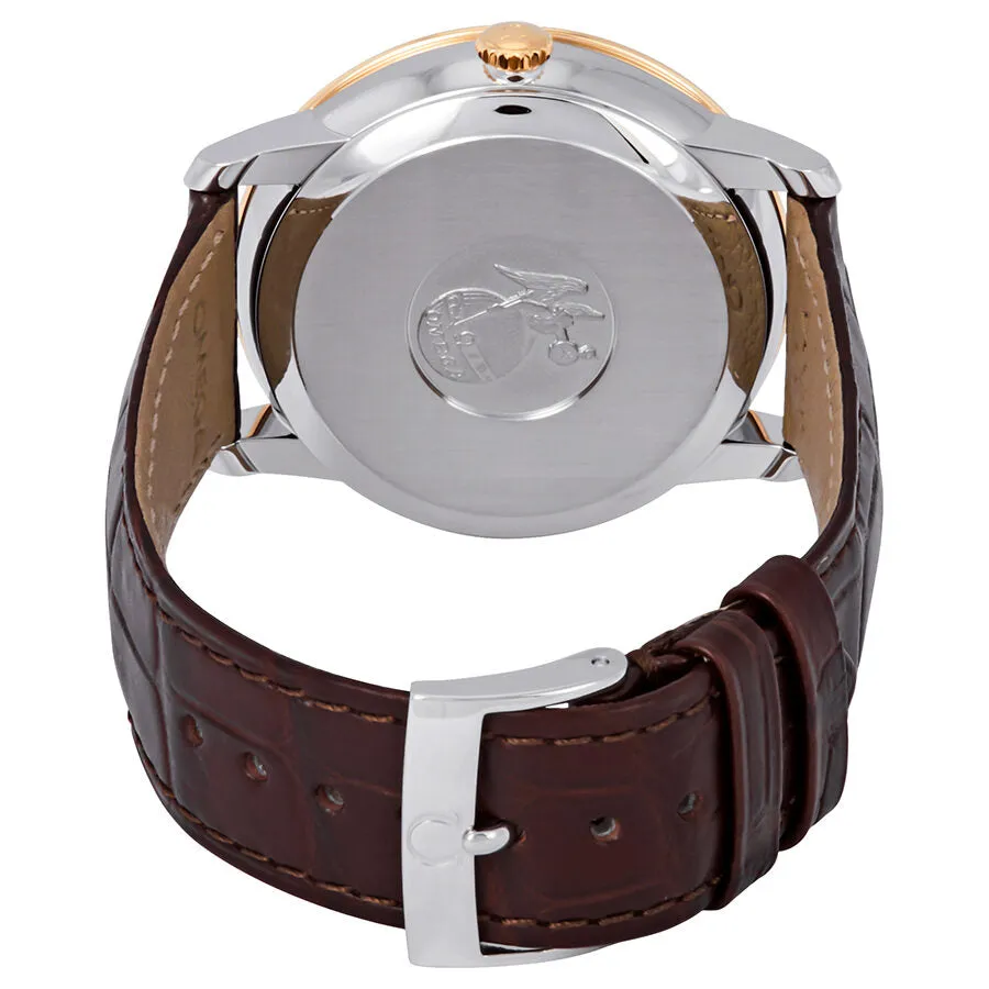 Omega De Ville Prestige Co-Axial Automatic Diamond Champagne Dial Men's Watch 424.23.40.21.08.001