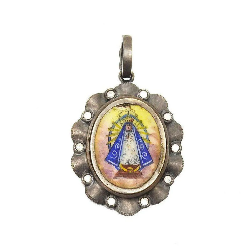 Our Lady of Lujan Medal with Diamonds