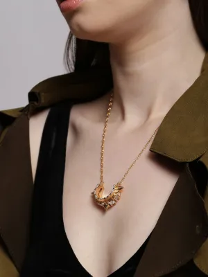 Outhouse   I    OH Abeydon Orion Rose Gold Crescent Pendant Rose Gold New OHAW19PE023