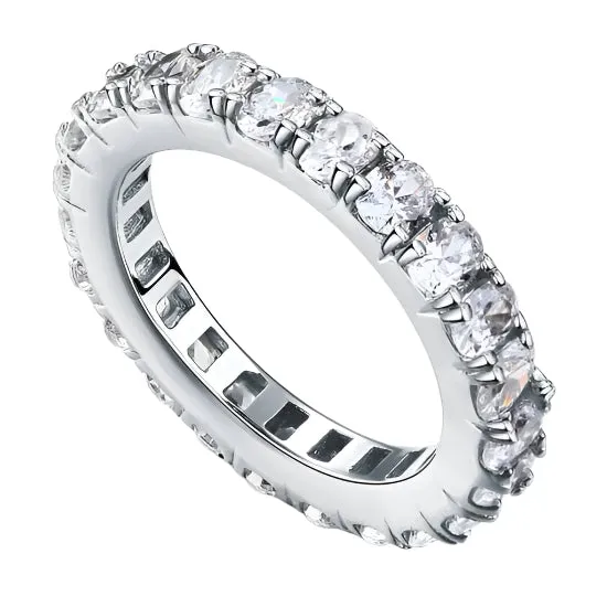 Oval Cut Eternity Diamond Band